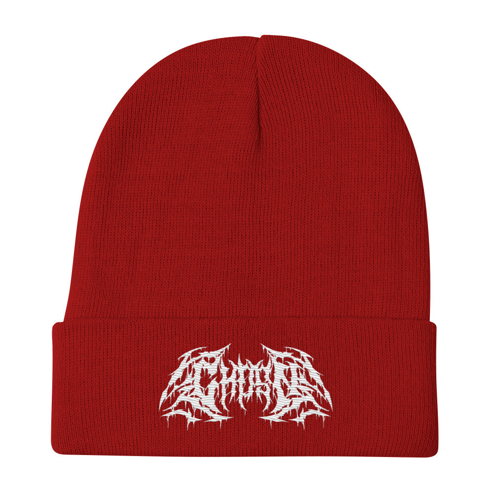 "IMMORALITY" Embroidered Beanie - CHOSN