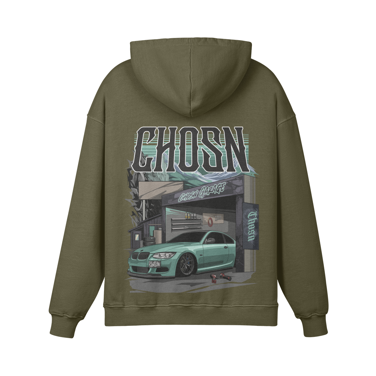 "CHOP SHOP" Heavyweight Hoodie - CHOSN