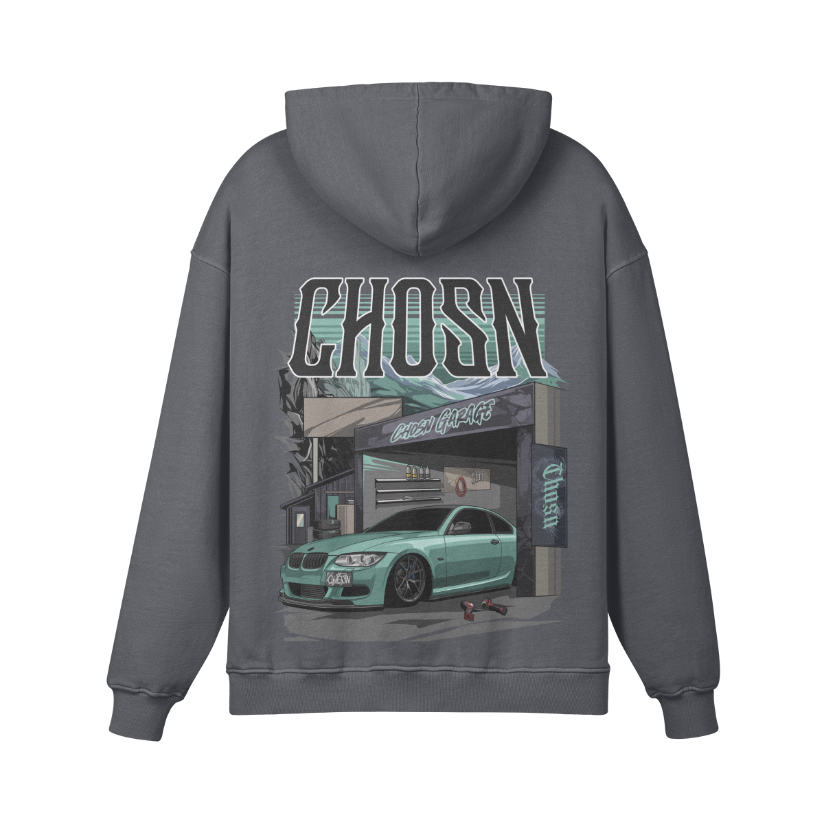 "CHOP SHOP" Heavyweight Hoodie - CHOSN