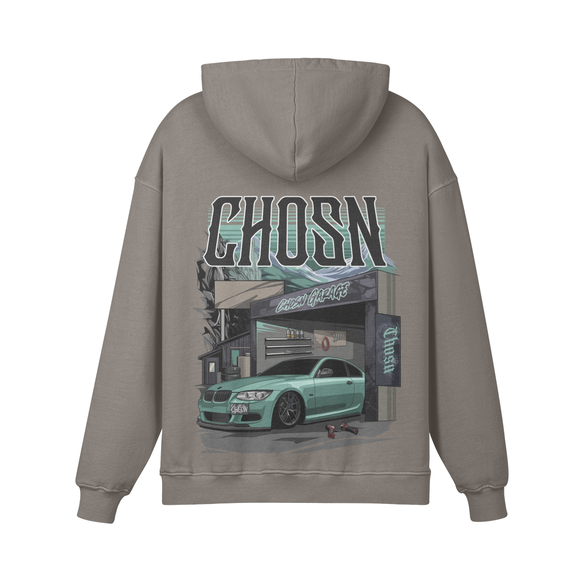 "CHOP SHOP" Heavyweight Hoodie - CHOSN