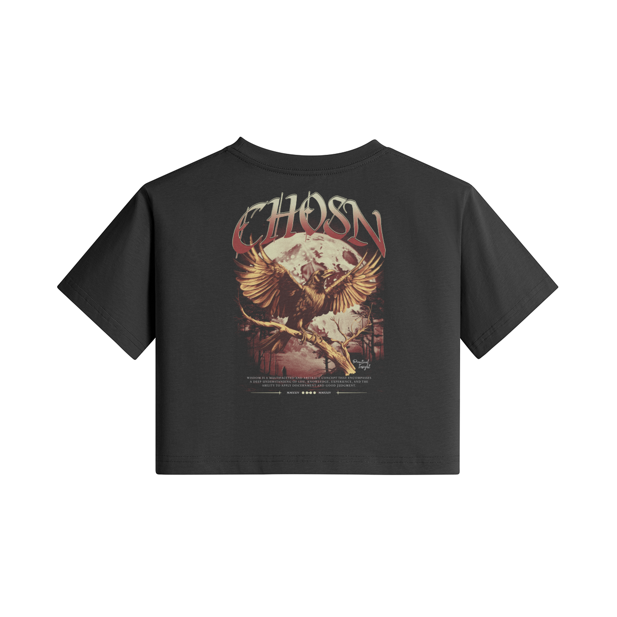 "WISDOM" Women's Crop Top - CHOSN