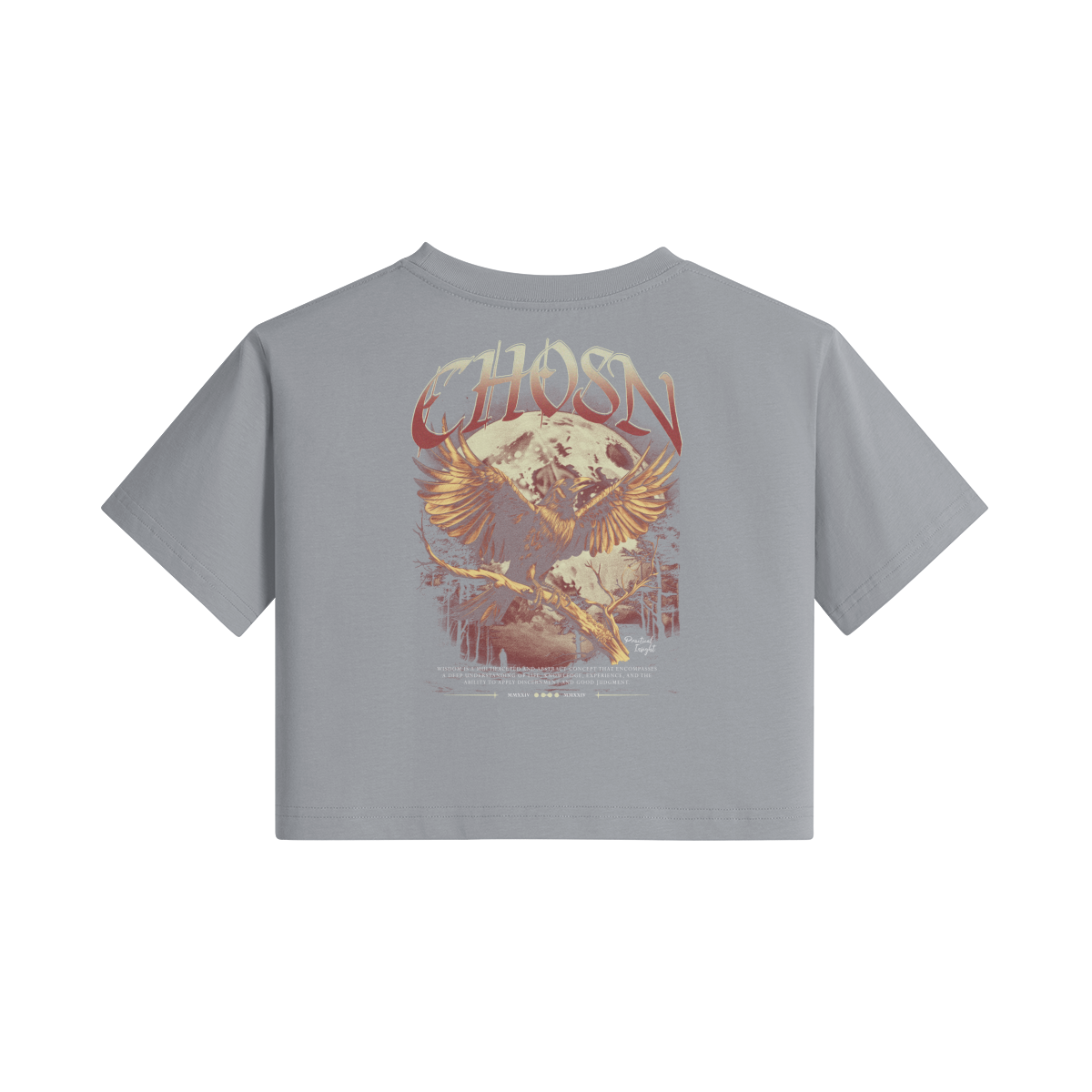 "WISDOM" Women's Crop Top - CHOSN
