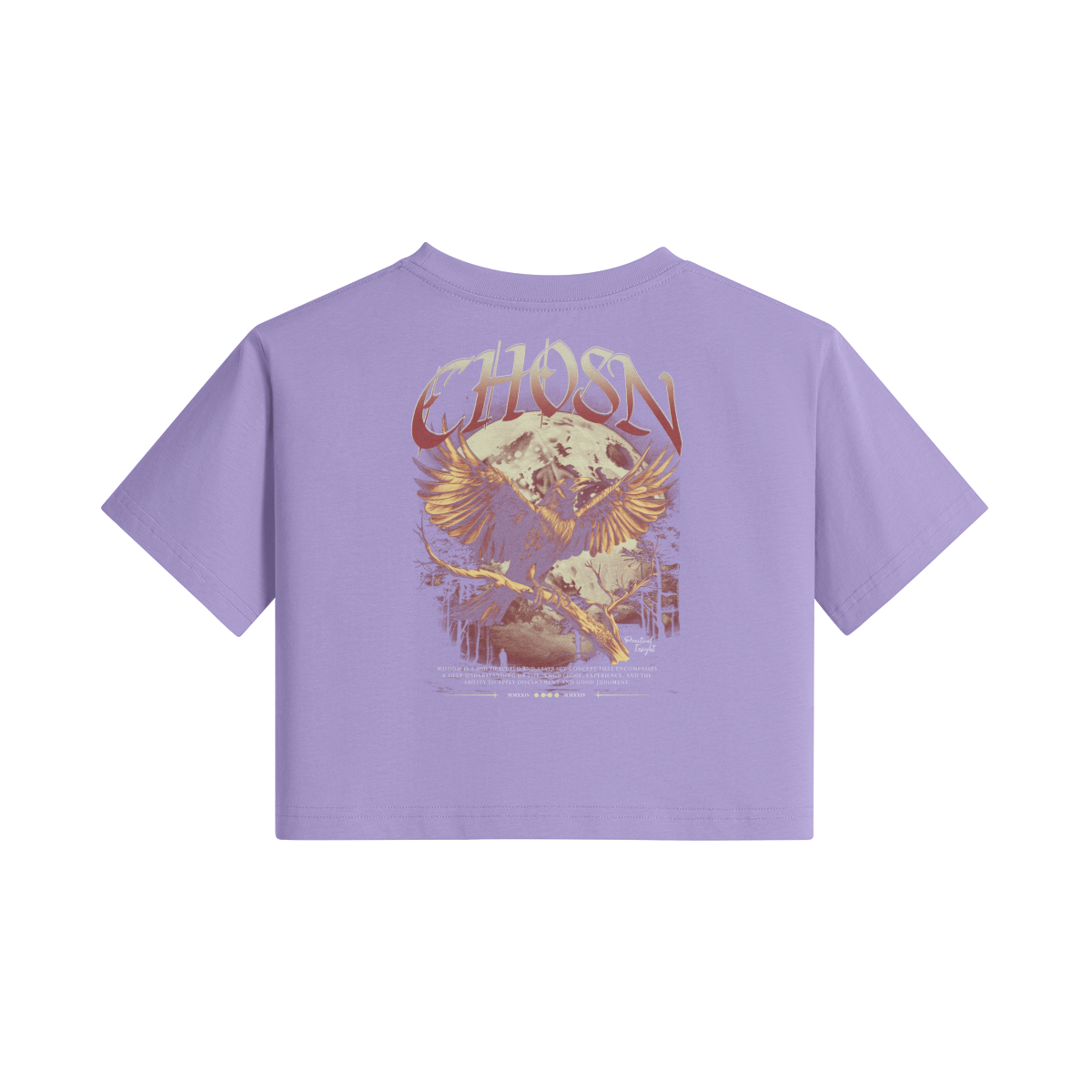 "WISDOM" Women's Crop Top - CHOSN