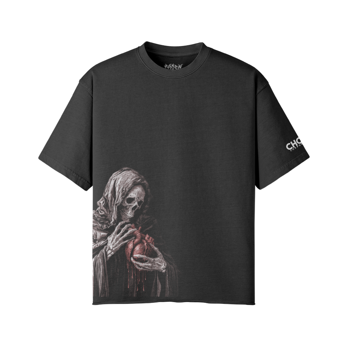 "ANATOMY OF DEATH" Oversize Heavyweight Shirt - CHOSN