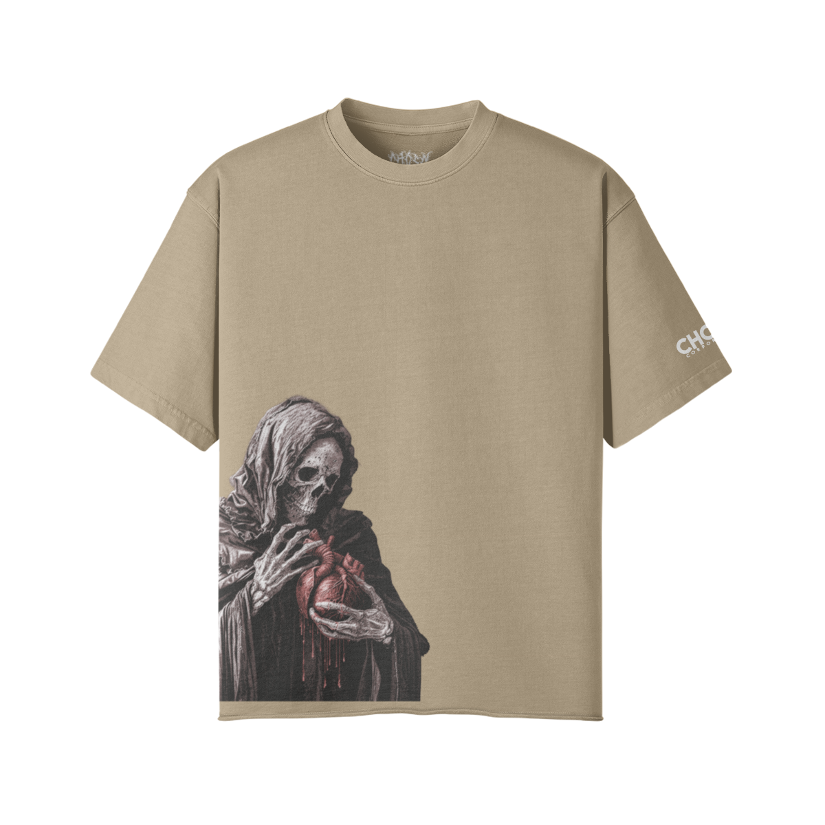 "ANATOMY OF DEATH" Oversize Heavyweight Shirt - CHOSN