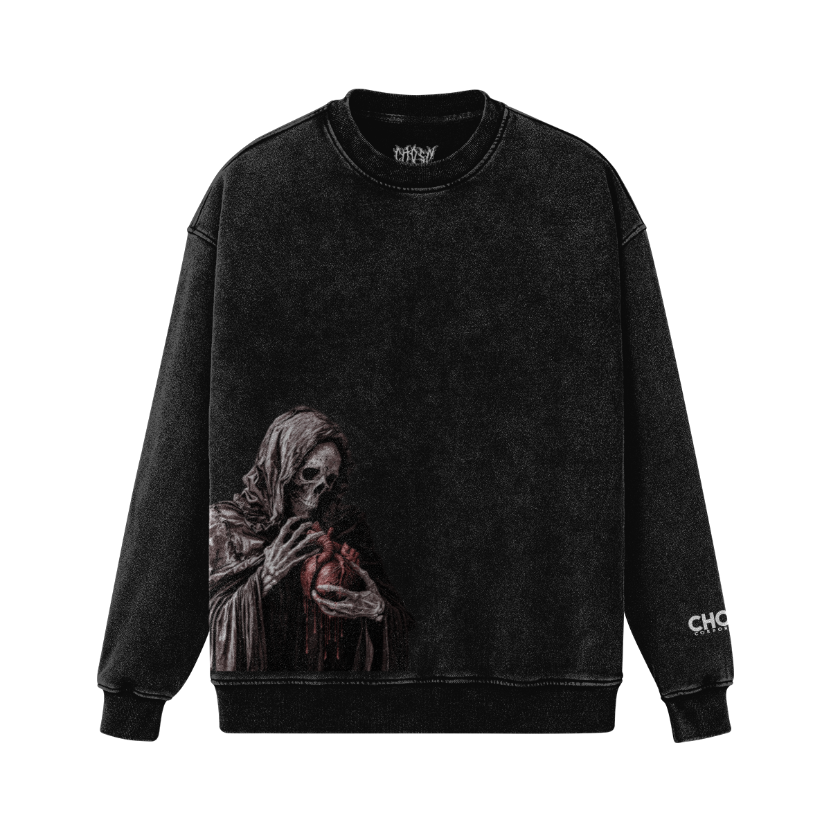 "ANATOMY OF DEATH" Heavyweight Sweatshirt - CHOSN