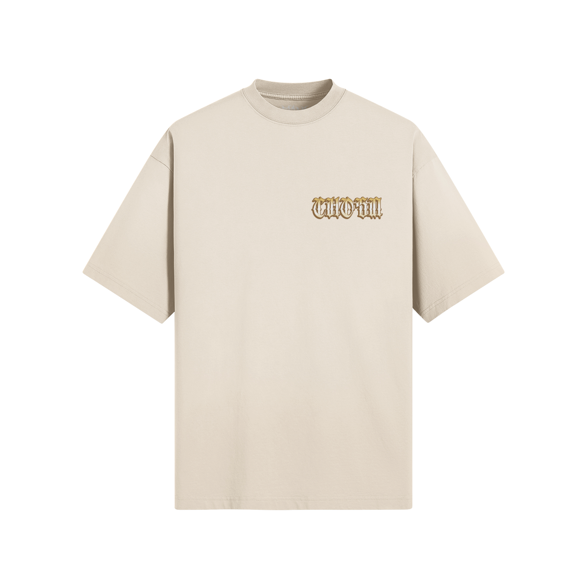"ACTION" Boxy Sun Faded T-shirt - CHOSN