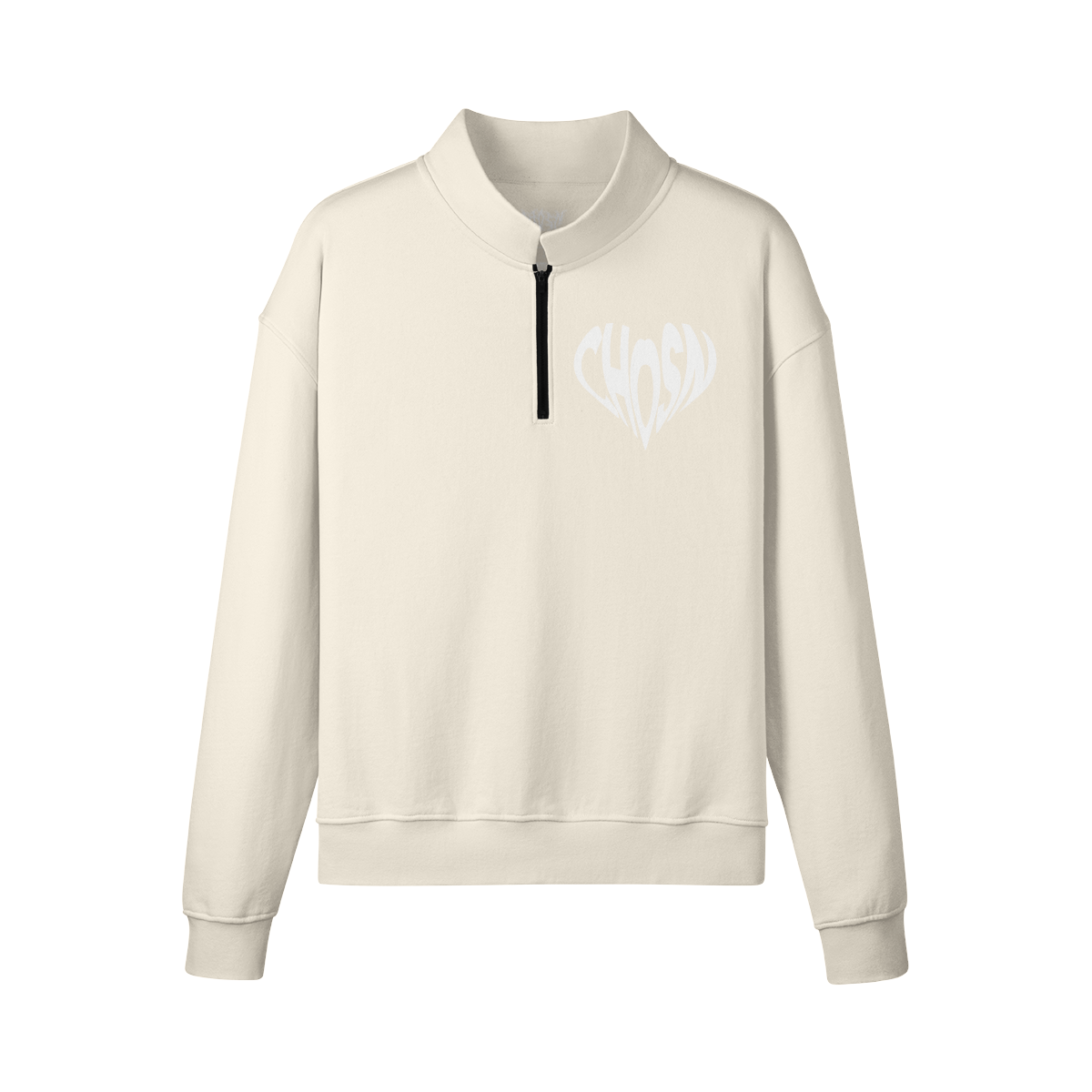 "HEART" Women's Half-Zip Jacket - CHOSN