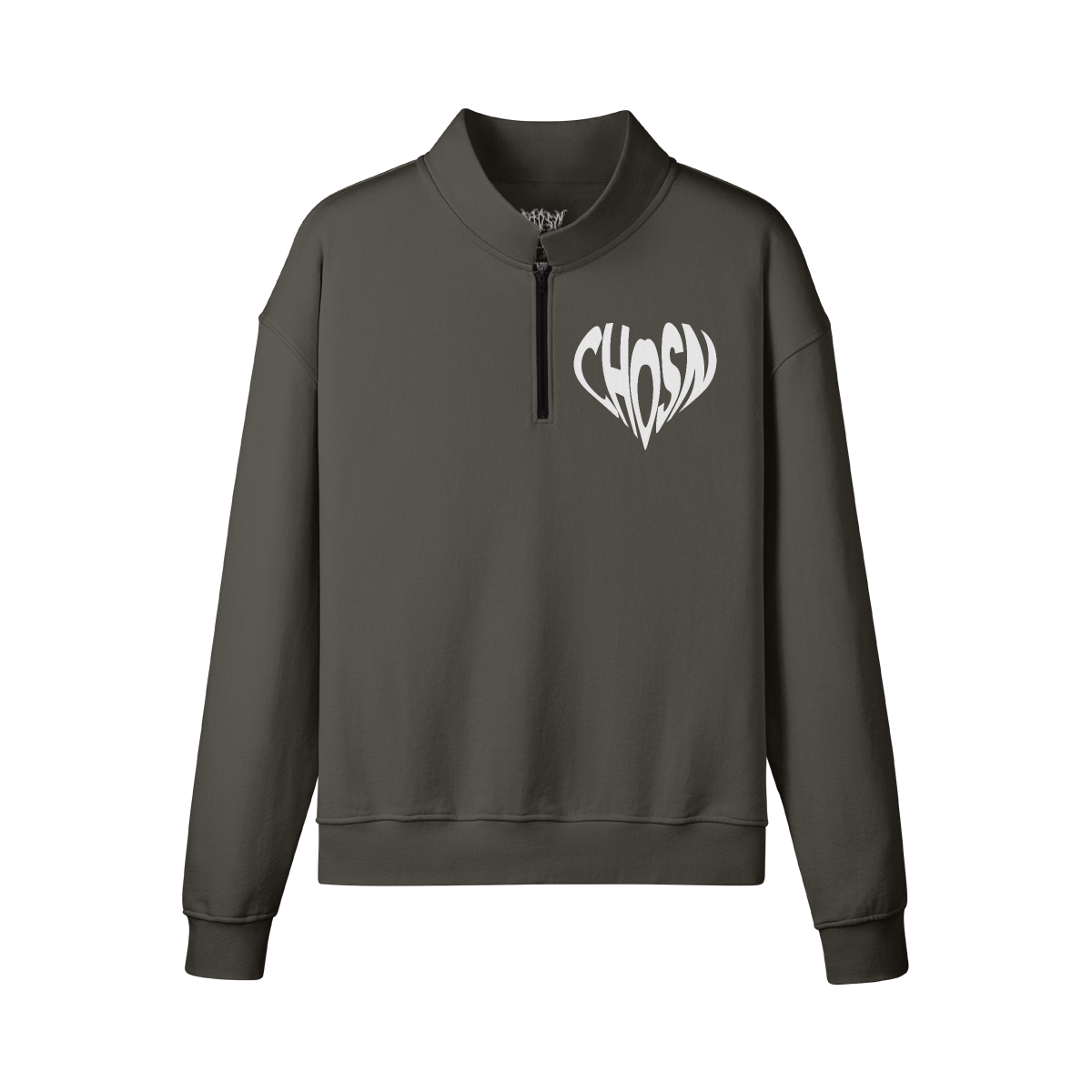 "HEART" Women's Half-Zip Jacket - CHOSN