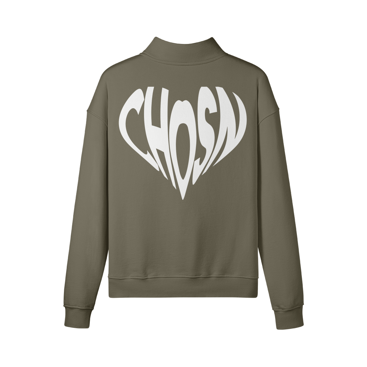 "HEART" Women's Half-Zip Jacket - CHOSN