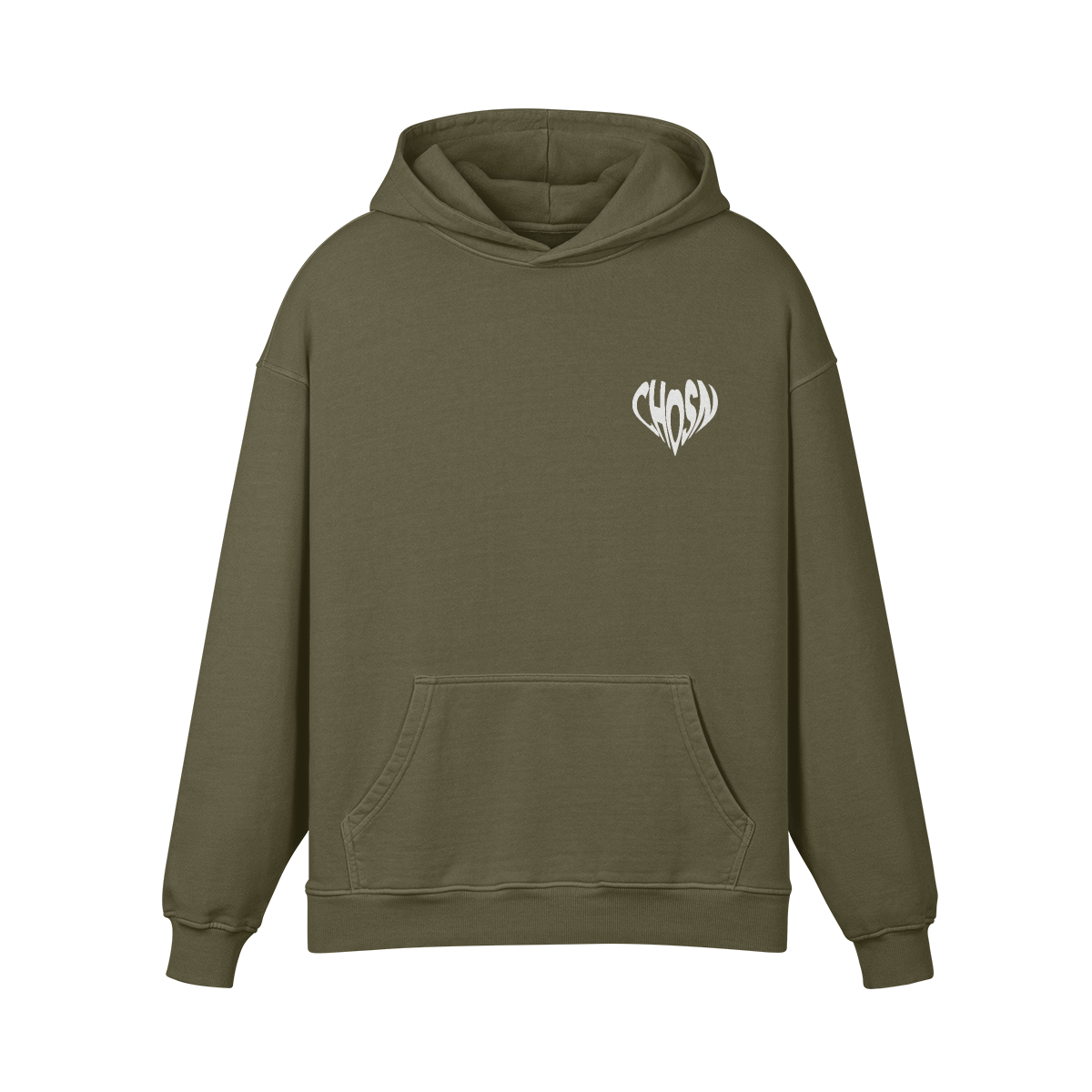"HEART" Heavyweight Hoodie - CHOSN