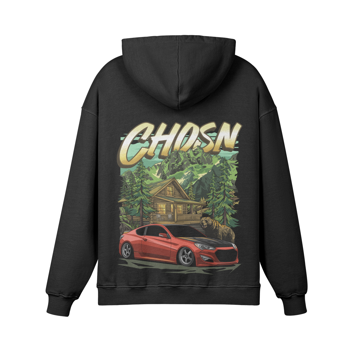 "IN THE MOUNTAINS" Heavyweight Hoodie - CHOSN