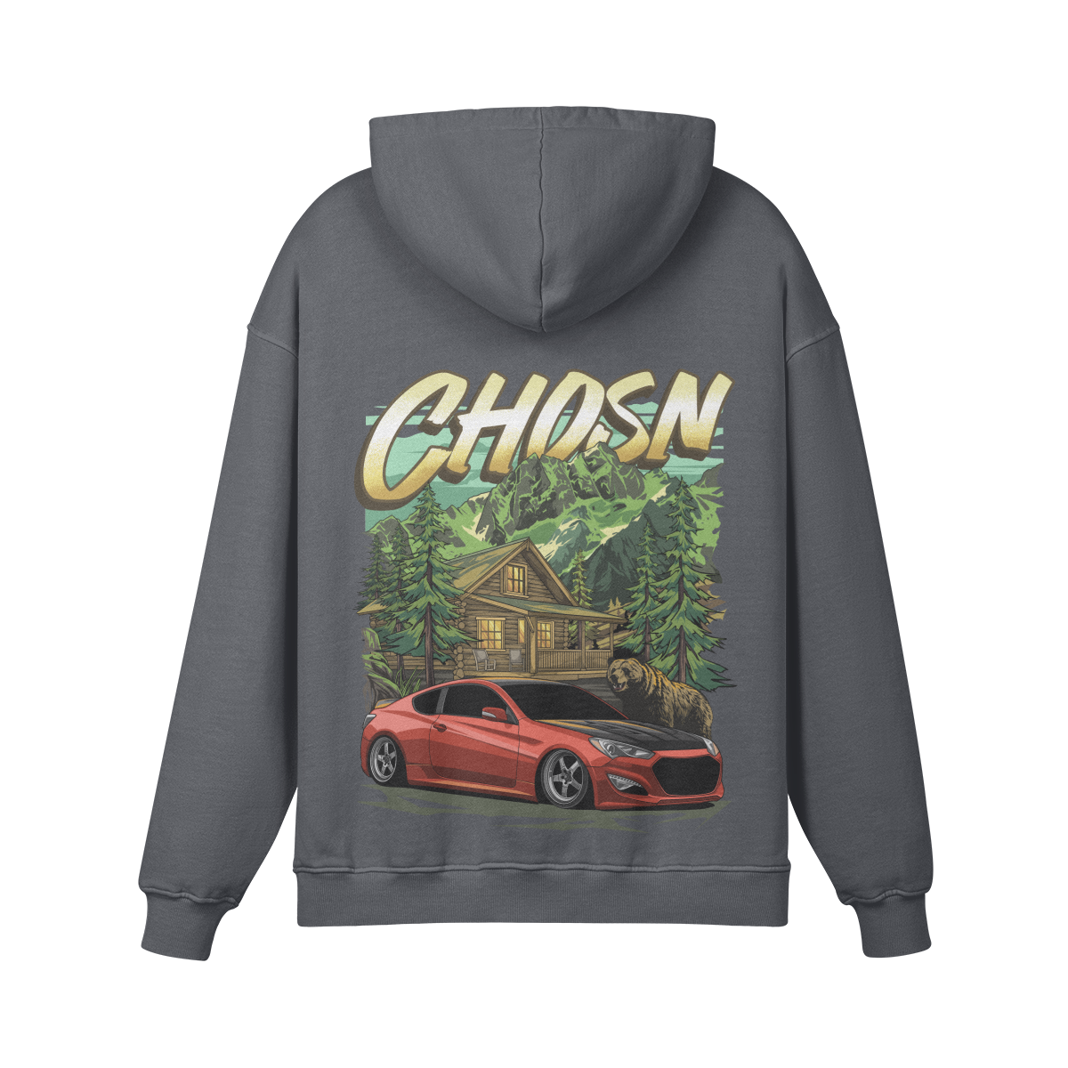 "IN THE MOUNTAINS" Heavyweight Hoodie - CHOSN