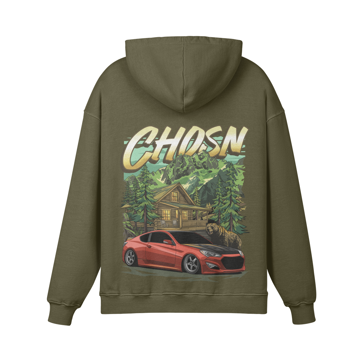 "IN THE MOUNTAINS" Heavyweight Hoodie - CHOSN