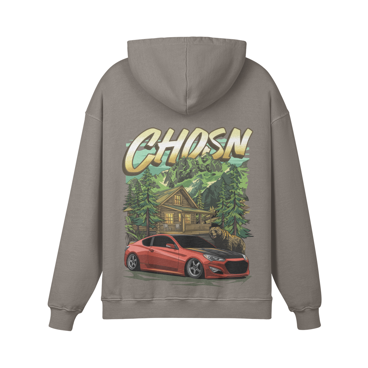 "IN THE MOUNTAINS" Heavyweight Hoodie - CHOSN