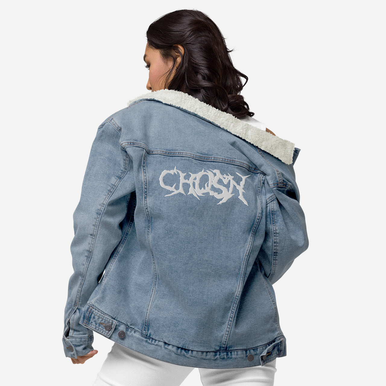 "CHOSN" UNISEX STREETWEAR DENIM JACKET - CHOSN