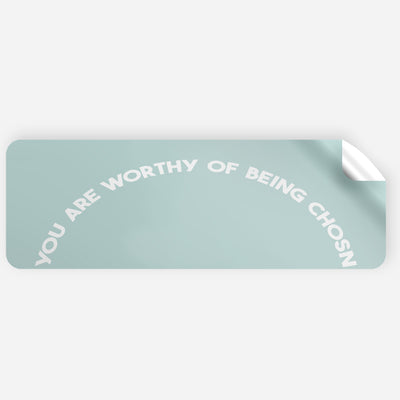 Arched Rear Windshield Banner - CHOSN