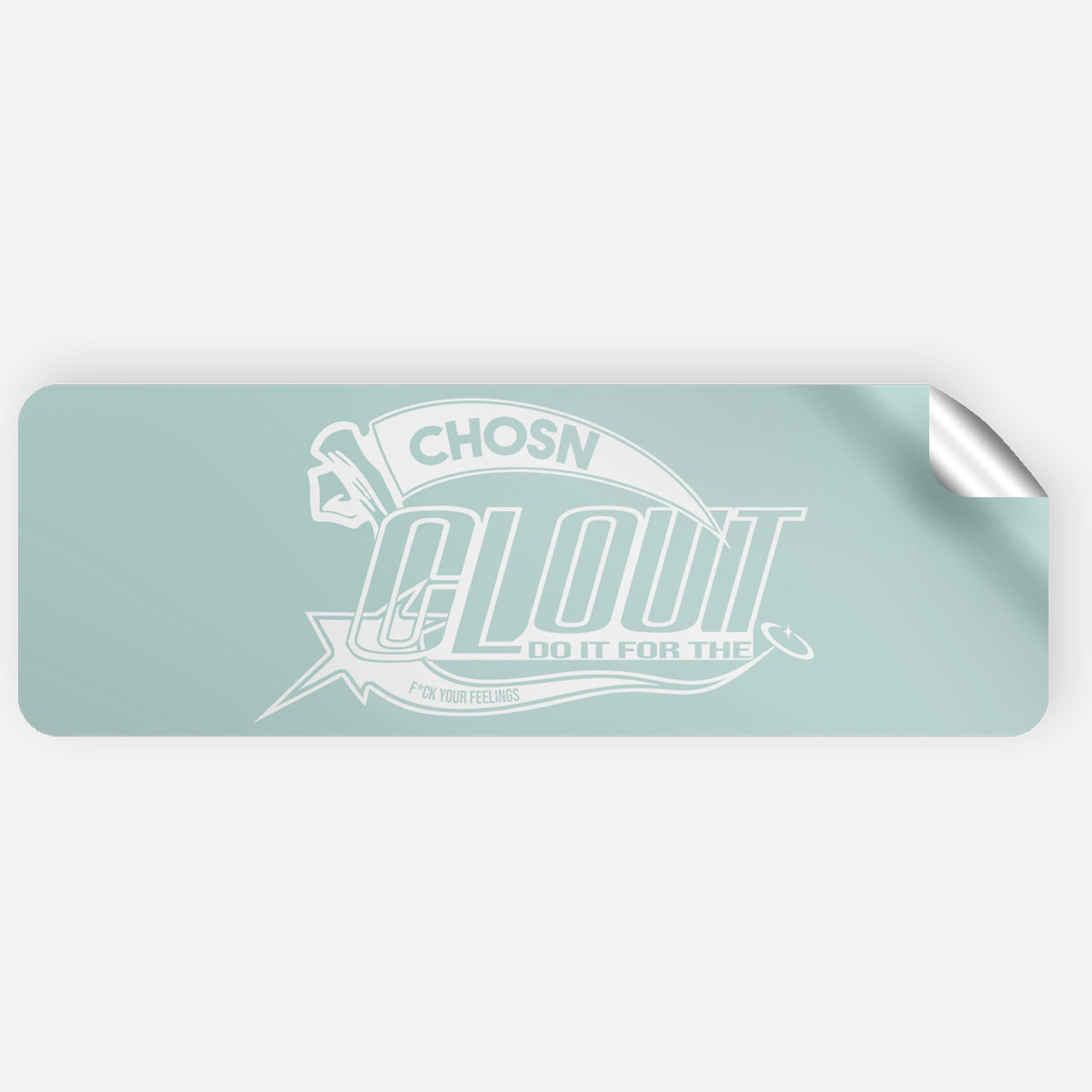 "Do It For The Clout" Rear Banner