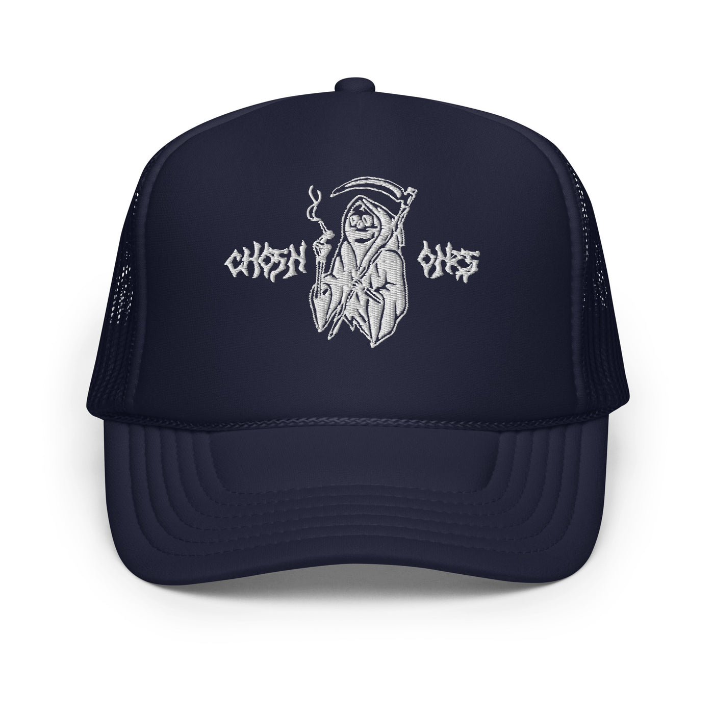 Gorra de camionero de espuma "SMOKING REAPER"