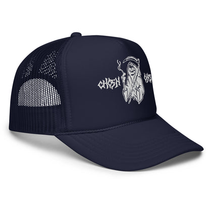 Gorra de camionero de espuma "SMOKING REAPER"