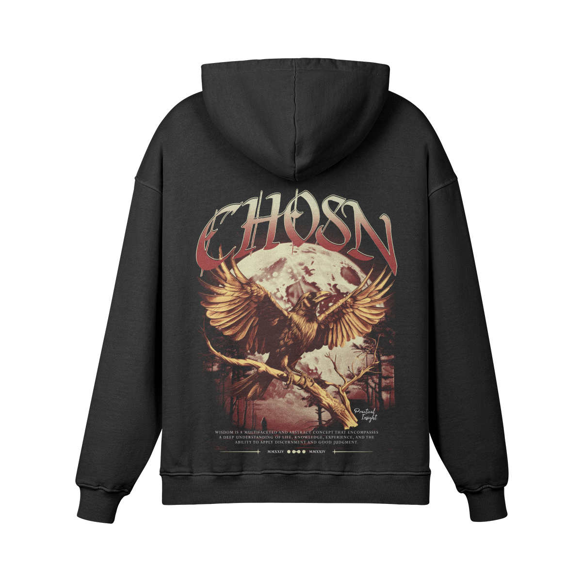 "WISDOM" Heavyweight Hoodie - CHOSN