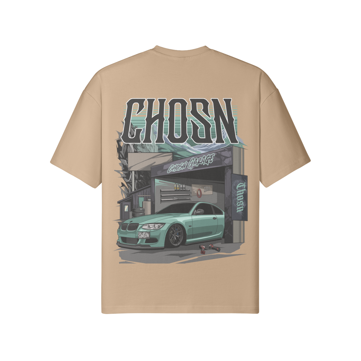 Camisa extragrande "CHOP SHOP"