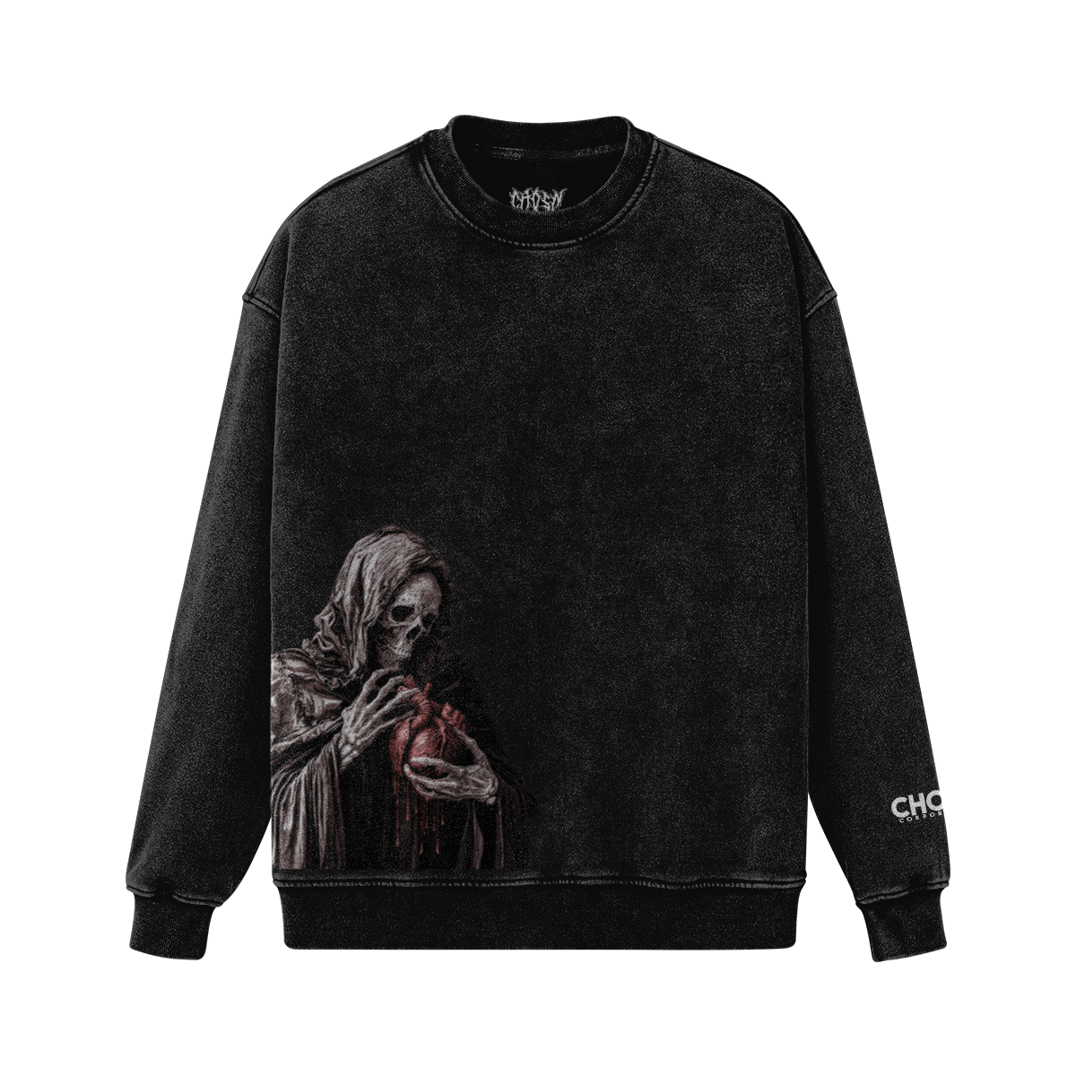 Sudadera de peso pesado "ANATOMÍA DE LA MUERTE"