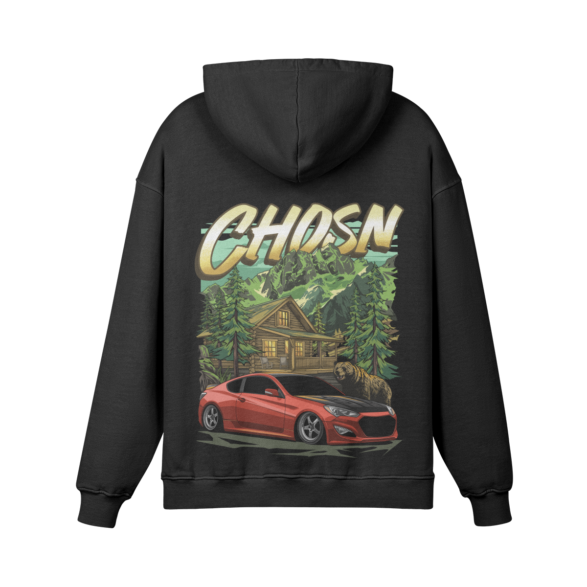 "IN THE MOUNTAINS" Heavyweight Hoodie