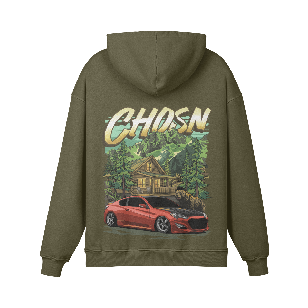 "IN THE MOUNTAINS" Heavyweight Hoodie