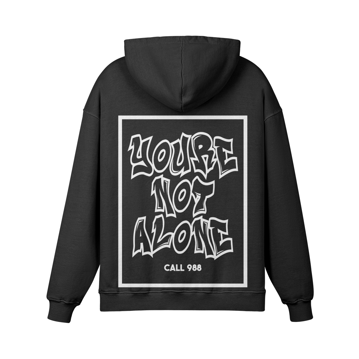 "YOU'RE NOT ALONE" Heavyweight Hoodie - CHOSN