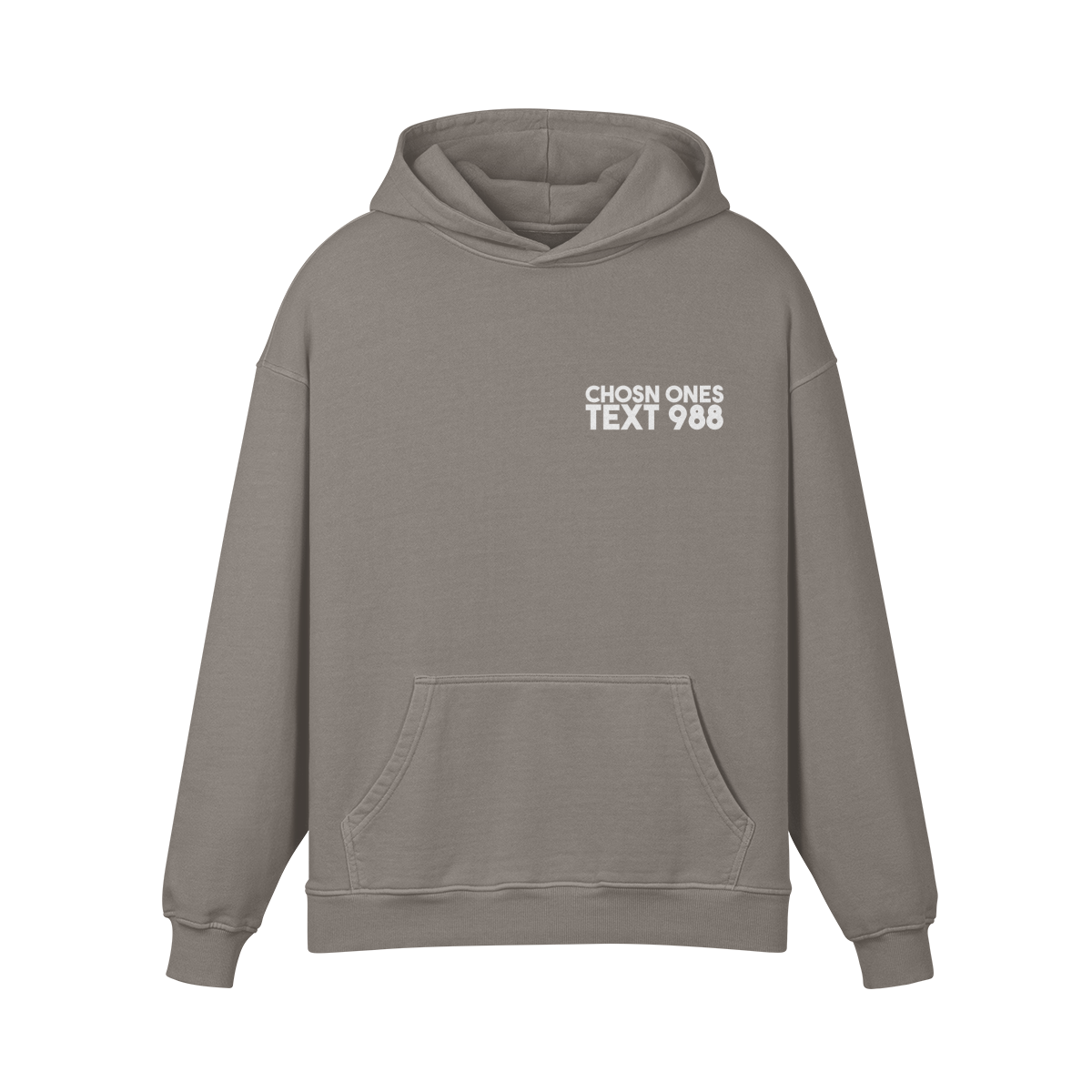 "YOU'RE NOT ALONE" Heavyweight Hoodie - CHOSN