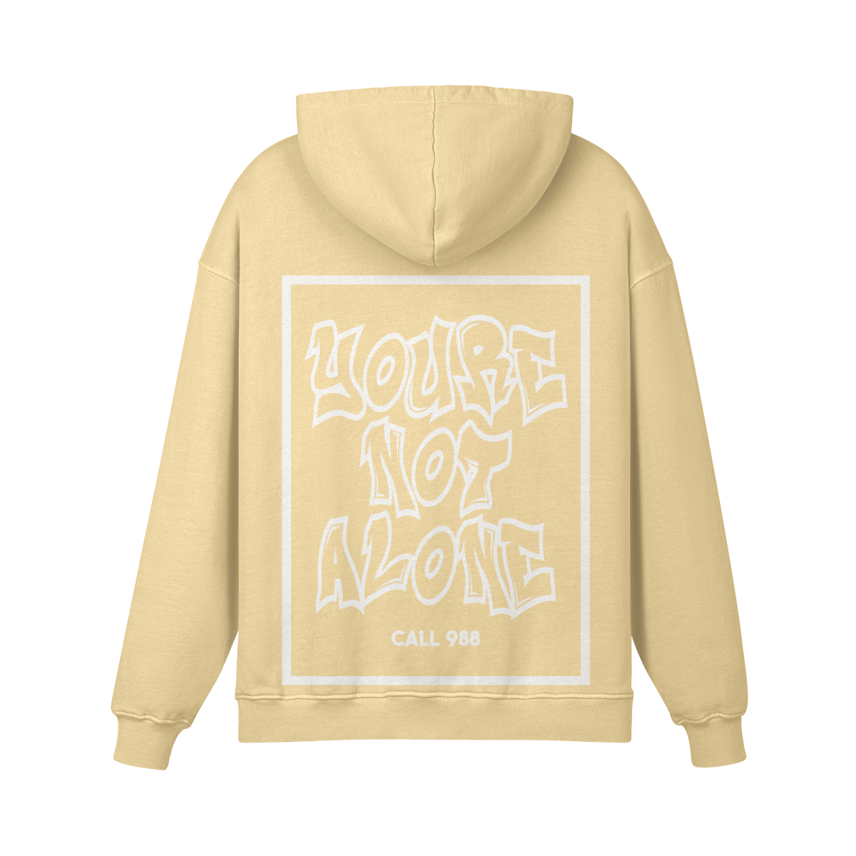 "YOU'RE NOT ALONE" Heavyweight Hoodie - CHOSN