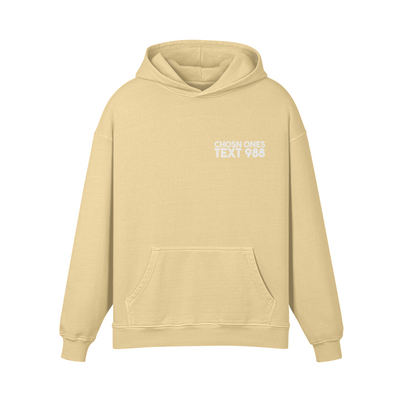 "YOU'RE NOT ALONE" Heavyweight Hoodie - CHOSN