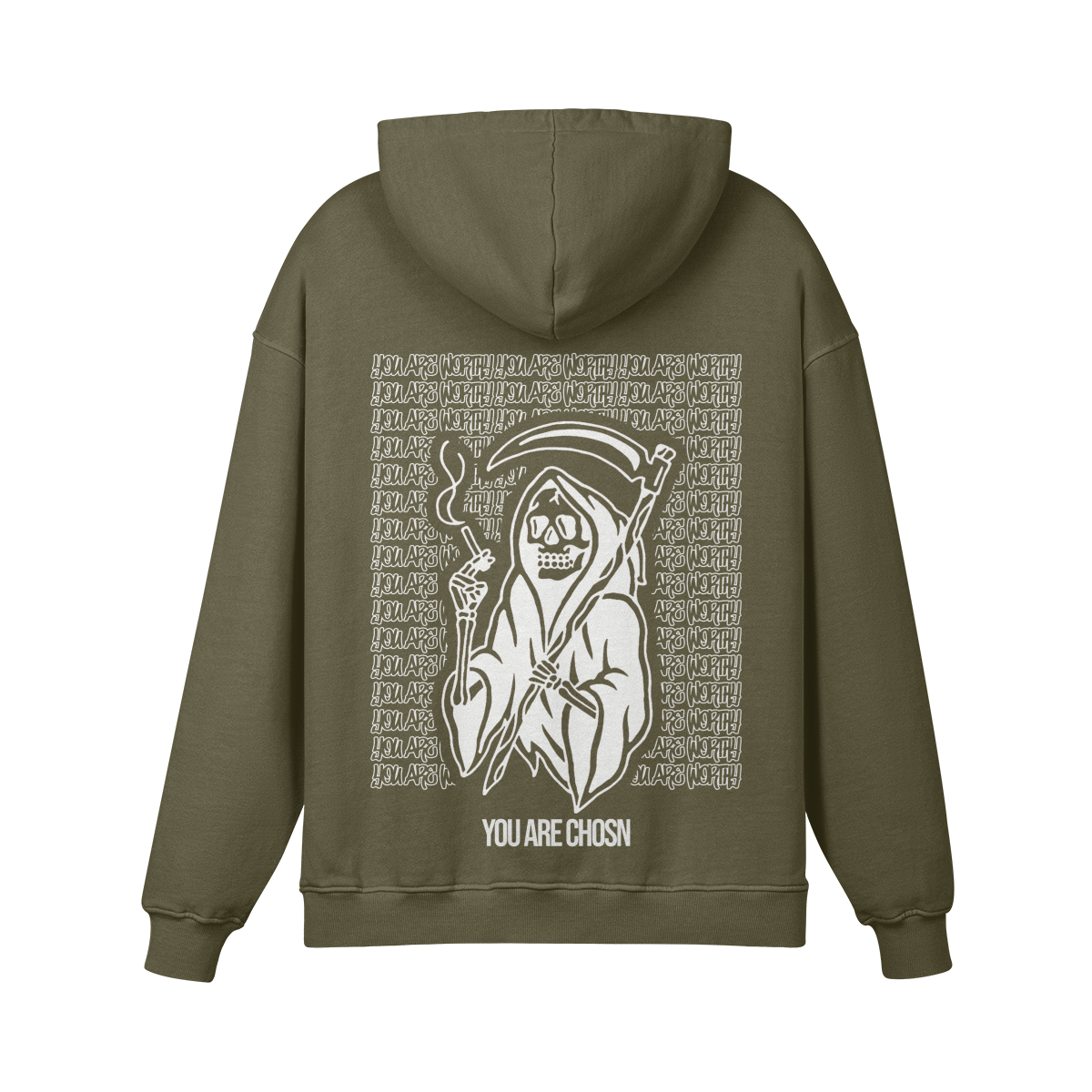 "YOU ARE WORTHY" Heavyweight Hoodie - CHOSN